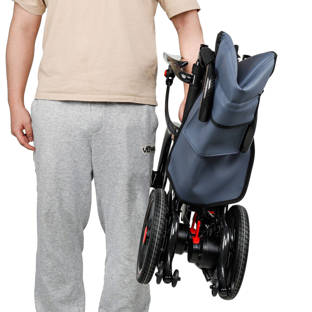 Energy Carbon Fiber Folding Power Wheelchair - Image 2