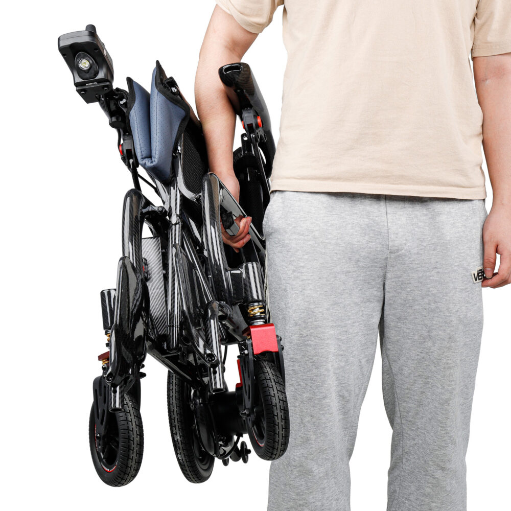 Energy Carbon Fiber Folding Power Wheelchair - Image 7