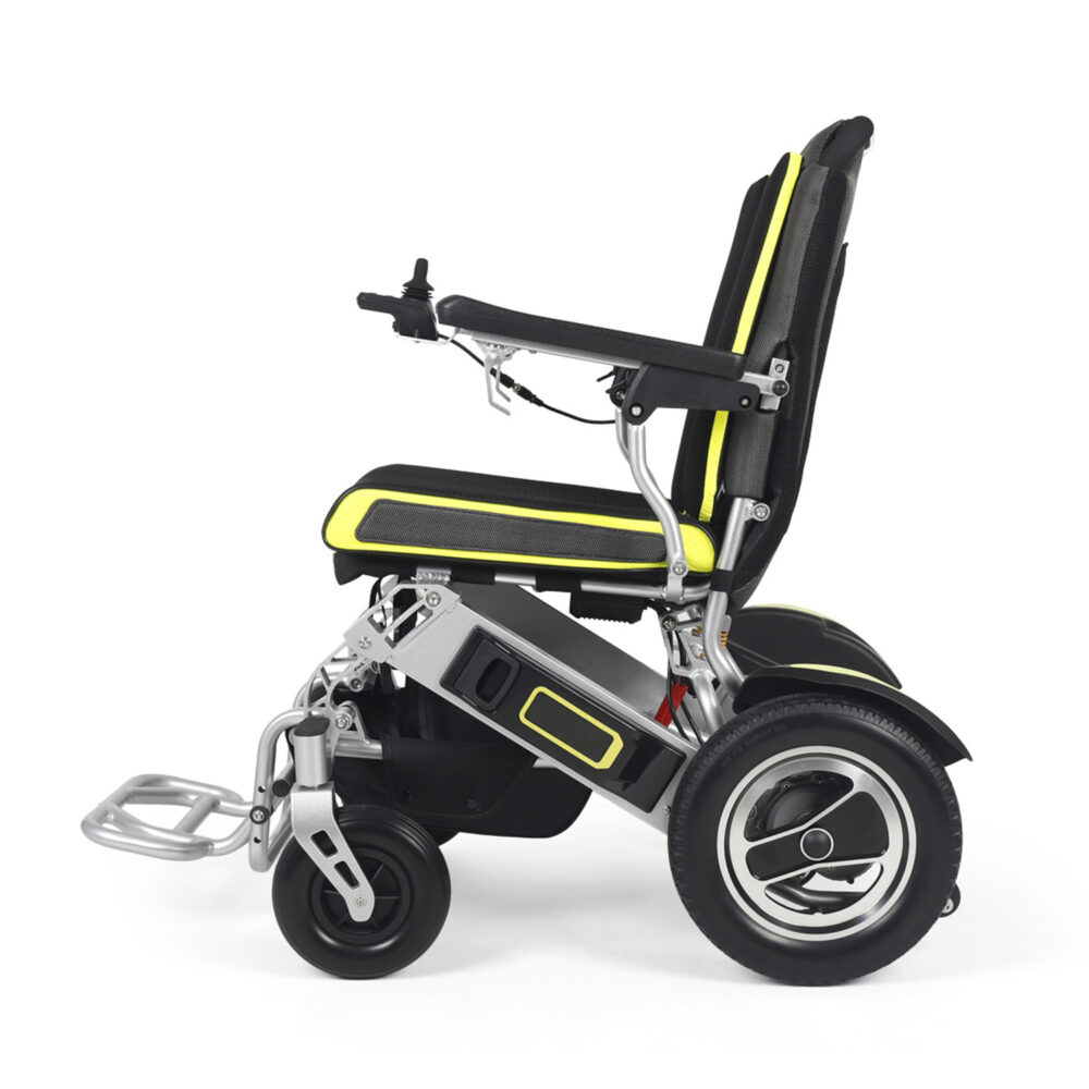 SwiftFold Foldable Electric Wheelchair for Travel, 330 Lbs Load Capacity, 12.5″ PU Wheels - Image 2