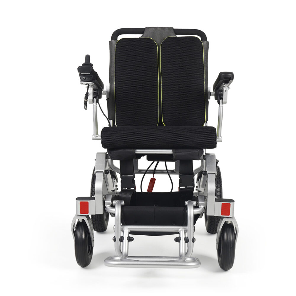 SwiftFold Foldable Electric Wheelchair for Travel, 330 Lbs Load Capacity, 12.5″ PU Wheels - Image 5