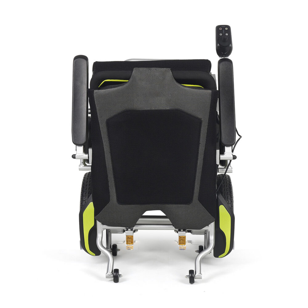 SwiftFold Foldable Electric Wheelchair for Travel, 330 Lbs Load Capacity, 12.5″ PU Wheels - Image 4