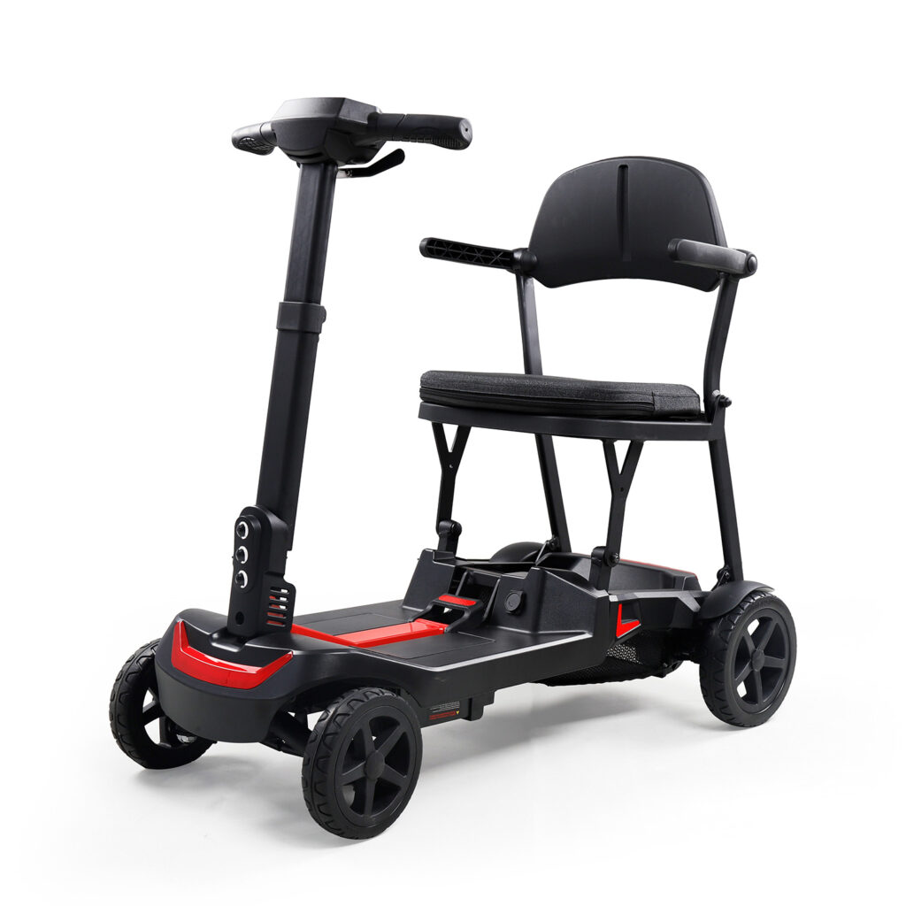 Corrchrol Traveller Foldable Mobility Scooter – Compact Folding, Airline Approved